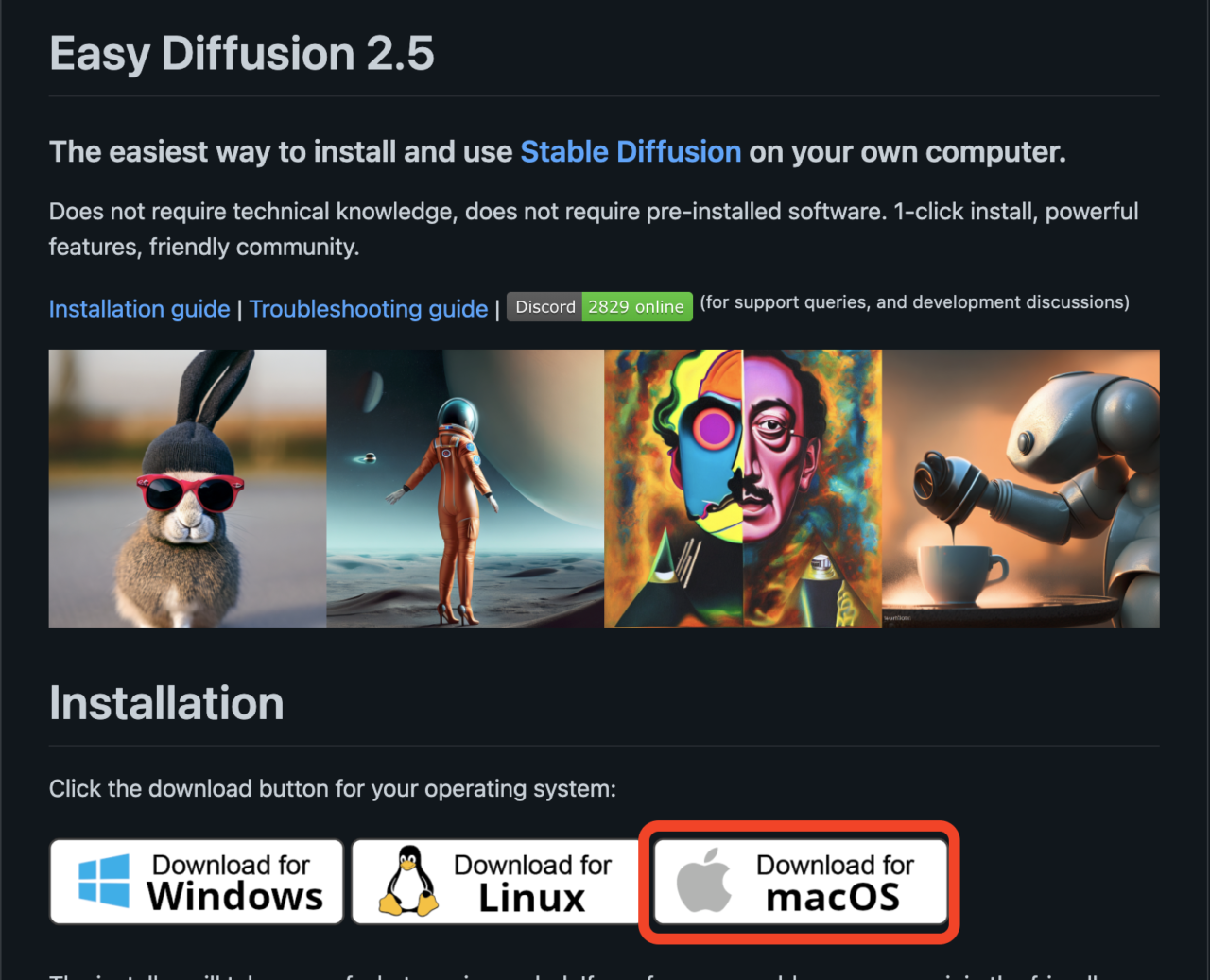download stable diffusion on mac
