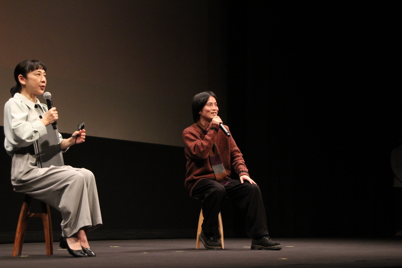 玉田真也監督のトークショーの様子